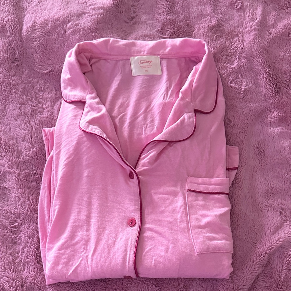 Sundays Light Pink Women's Pajama Set